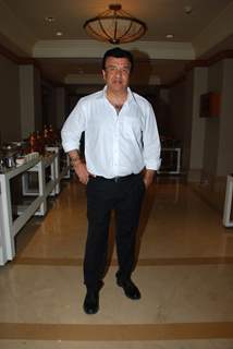 Anu Malik poses for the media at Radio Mirchi Awards Jury Meet