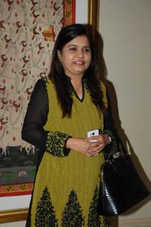 Sadhana Sargam poses for the media at Radio Mirchi Awards Jury Meet