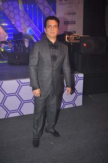 Sajid Nadiadwala poses for the media at CSR Awards