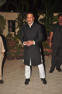 Jackie Shroff poses for the media at Hinduja Bash