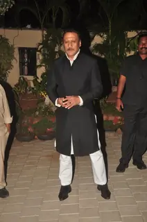 Jackie Shroff poses for the media at Hinduja Bash