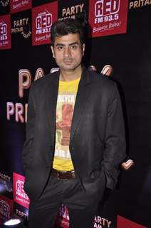 Pritam Singh poses for the media at his Bash