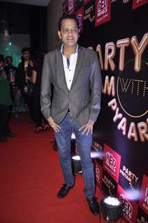 Rahul Mahajan poses for the media at Pritam Singh's Bash