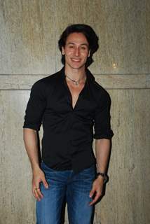 Tiger Shroff poses for the media at Ahmed Khan's Marriage Anniversary Bash