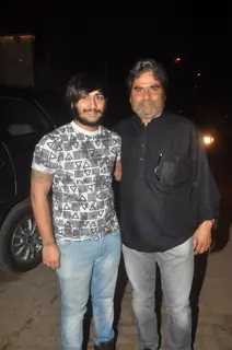 Vishal Bharadwaj poses for the media at the Success Bash of Queen