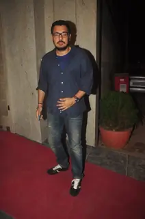 Dinesh Vijan poses for the media at the Success Bash of Queen