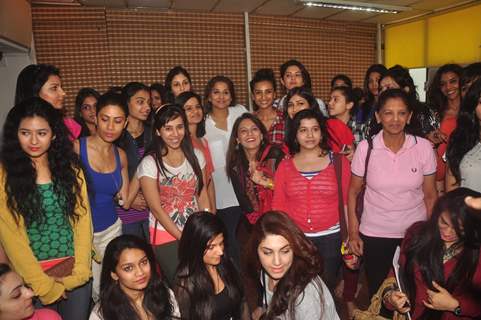 Vidya Balan was snapped at Mukesh Chabbria's Casting Workshop