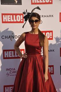 Ileana D'Cruz poses for the media at The Hello! Classic Cup 2015