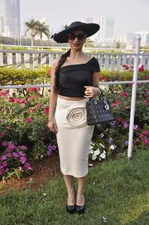 Tanishaa Mukerji poses for the media at The Hello! Classic Cup 2015