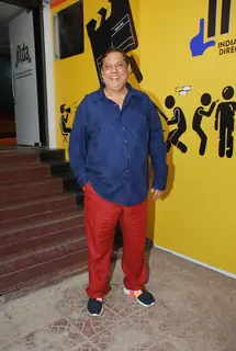 David Dhawan poses for the media at IFTDA Office Opening