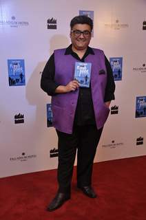 Farhad Samarposes with his Book 'Flash Point' a the Launch