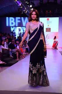 Parvathy Omanakuttan walks for Shougar Merchant at India Beach Fashion Week Finale