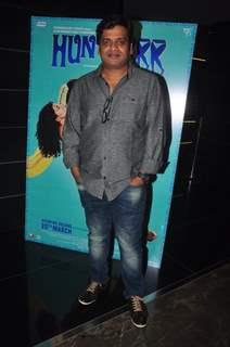 Harshavardhan Kulkarni poses for the media at the Music Launch of Hunterrr