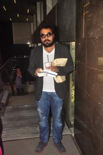 Anurag Kashyap poses for the media at the Music Launch of Hunterrr