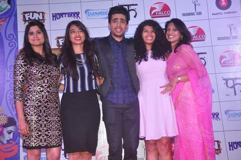 Celebs pose for the media at the Music Launch of Hunterrr