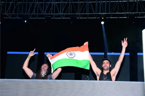 DJ Sultan and Ned Shepherd perform at Alegria Fest