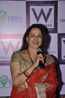 Hema Malini interacts with the audience at Wollywood Project's Success Bash