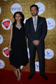 Atul Kasbekar poses for the media at Harper's Bazaar Bride Anniversary Bash