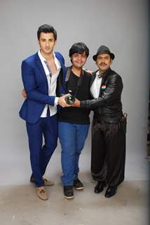 Sharib Hashmi and Sidhant Gupta pose at the Photo Shoot of Badmashiyaan