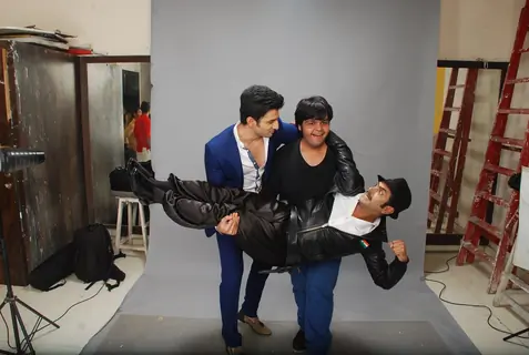 Sharib Hashmi and Sidhant Gupta were snapped at the Photo Shoot of Badmashiyaan