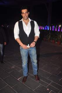 Sangraam Singh was seen at the Smita Thackerey's Son's Wedding Reception