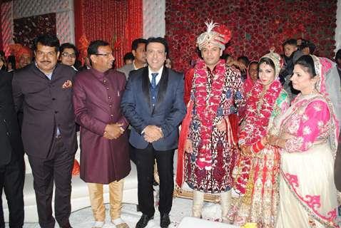 Govinda at Producer Krishna Choudhary's Daughter's Wedding