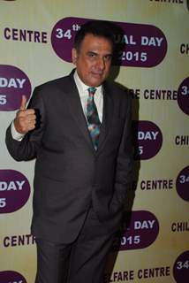 Boman Irani poses for the media at the Annual Day of Children's Welfare Centre High School