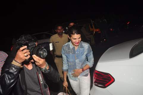 Jacqueline Fernandes was snapped at Zoya Akhtar's Birthday Bash
