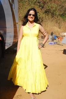 Sona Mohapatra at her Video Shoot