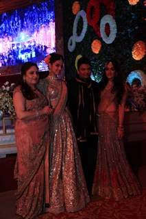 Divya Khosla and Bhushan Kumar at Tulsi Kumar and Hitesh Rahlan's Sangeet Ceremony