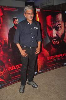 Sriram Raghavan poses for the media at the Special Screening of Badlapur