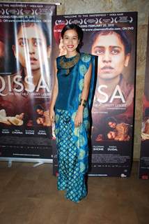 Tillotama Shome poses for the media at the Special Screening of Qissa