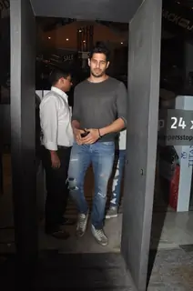 Sidharth Malhotra was snapped at PVR