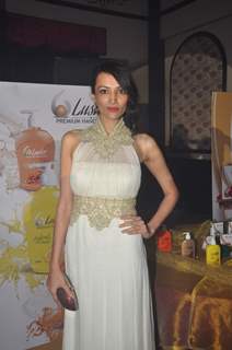 Dipannita Sharma poses for the media at the Launch of Luster Cosmetics