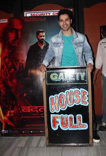 Varun Dhawan visits Gaiety Galaxy for Badlapur