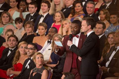 David Oyelowo and Neil Patrick Harris snapped at the Oscars 2015