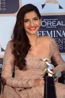 Sonam Kapoor at the Loreal Paris Femina Women Awards 2015