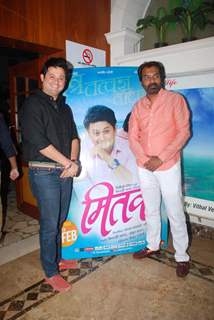 Swapnil Joshi poses for the media at the Success Bash of Mitwa
