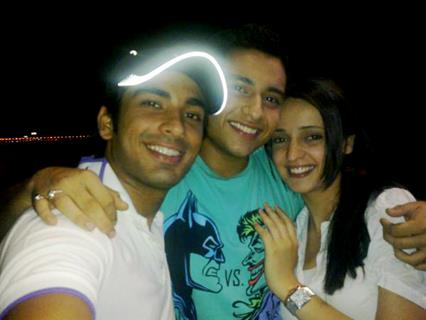 Selfie with Mohit Sehgal, Sanaya Irani, Abhishek Sharma
