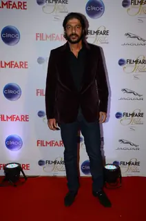 Chunky Pandey poses for the media at Filmfare Glamour and Style Awards