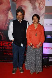 Rekha Bhardwaj and Vishal Bharadwaj were seen at the Success Bash of Badlapur