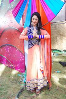 Nehha Mehtta and Sab TV Celebrate Holi