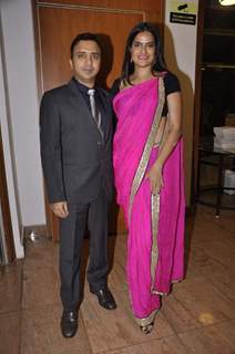 Sona Mohapatra and Ram Sampath pose for the media at the Launch of Resovilla
