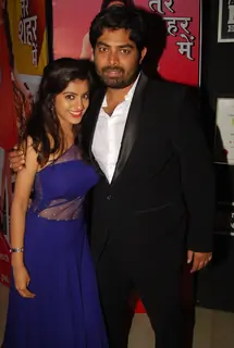 Deepika Singh and Rohit Raj pose for the media at the Launch of Tere Sheher Mein