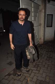 Satyadeep Mishra poses for the media at the Screening Held by Rajkumar Rao