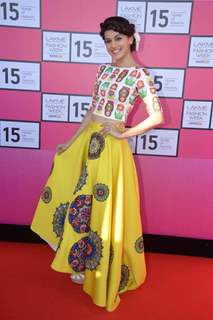 Taapsee Pannu was at the Lakme Fashion Week Preview