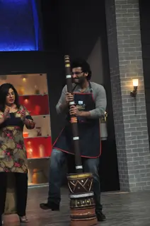 Arjun Kapoor was snapped enjoying at Farah Ki Daawat