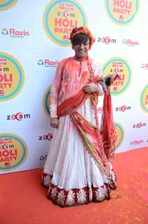 Rohhit Verma poses for the media at Zoom Holi Bash