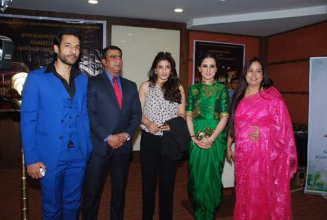 Celebs pose for the media at Young Environmentalists Trust Women Achievers Awards