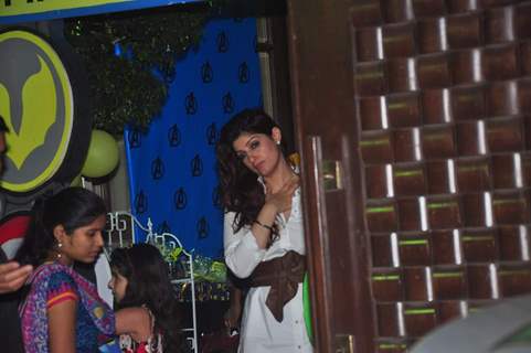 Twinkle Khanna was snapped at Anu Dewan's Son's Birthday Bash